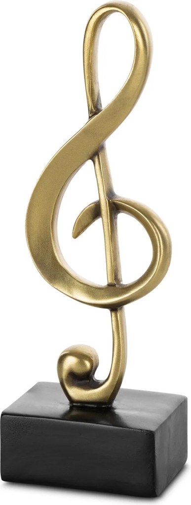 DEKORAČNÁ SOŠKA SONIK 7X4X19 CM ZLATÁ