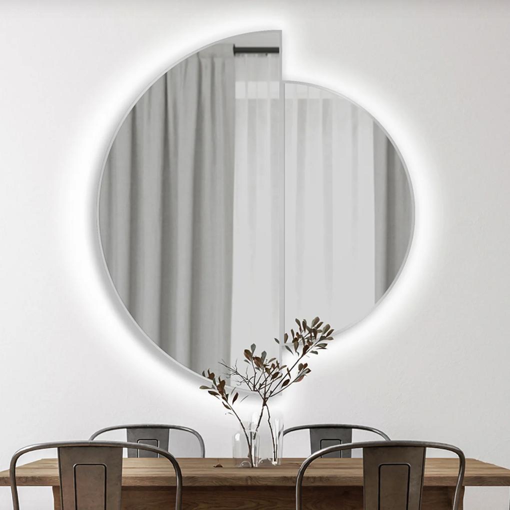 Zrkadlo Naseo Silver LED Rozmer zrkadla: 100 x 110 cm