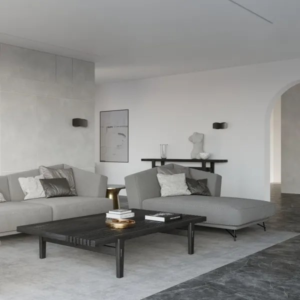 Sollux SL.1020 - Nástenné svietidlo TILA 2xG9/40W/230V 40 cm čierna