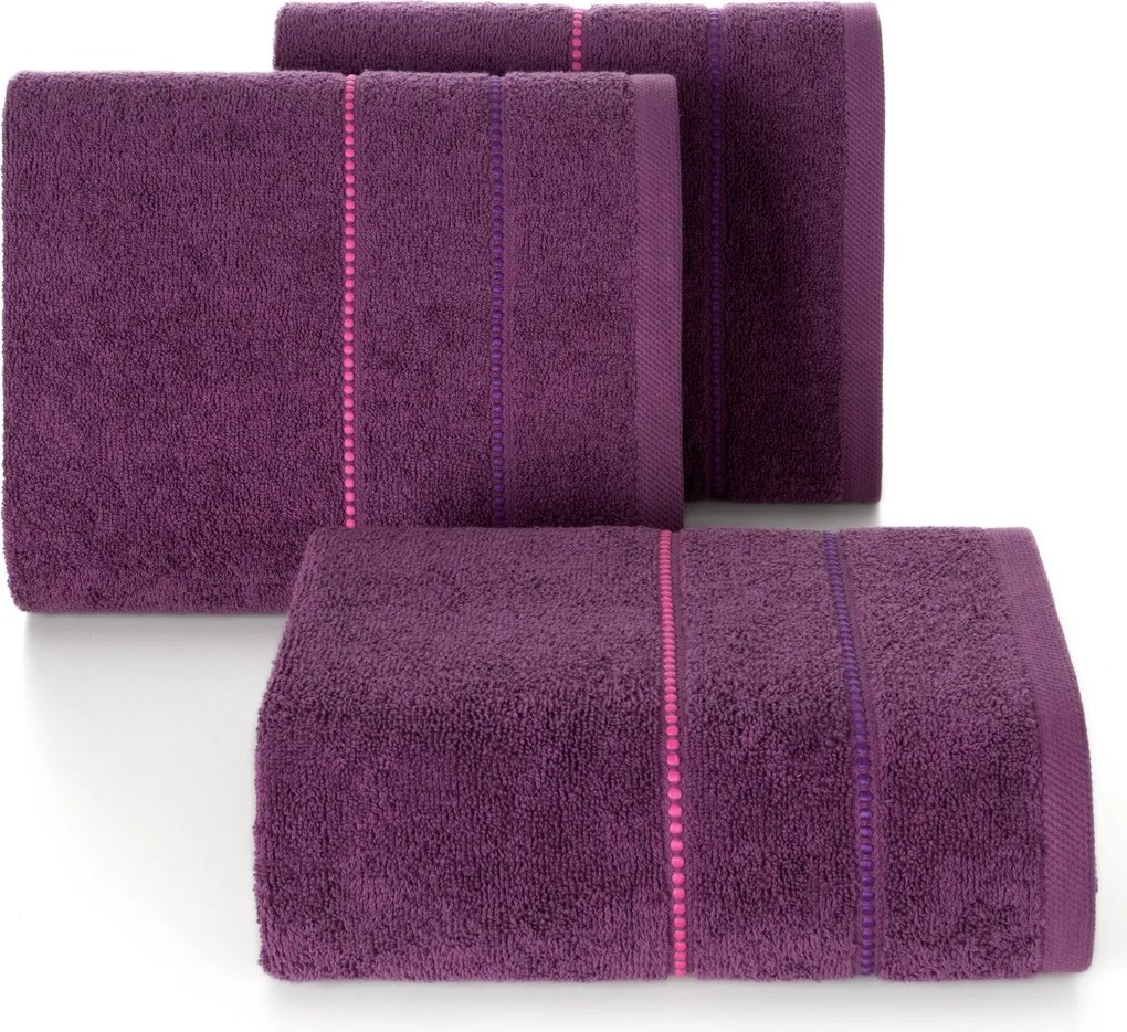 FROTÉ UTERÁK SUZI SADA 3KS 70X140 CM FIALOVÁ