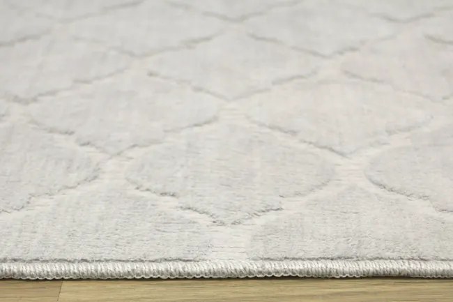 Protišmykový kúpelňový koberček Luxury sivý