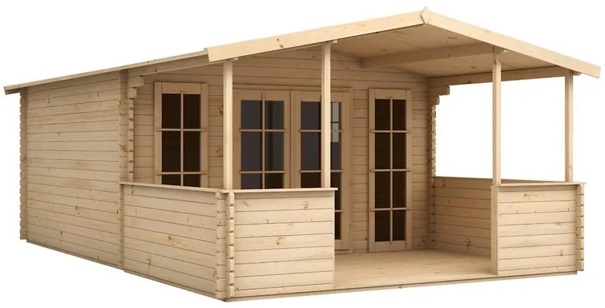 Záhradný domček Rannik + terasa 416x667