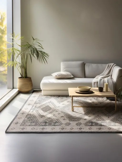 Koberec Hanse Home Terrain Lakan krémový / sivý