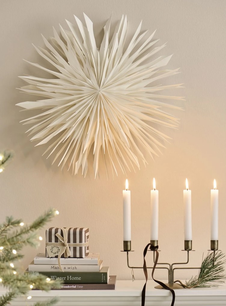 Ib Laursen Závesná papierová hviezda Ø 50 cm