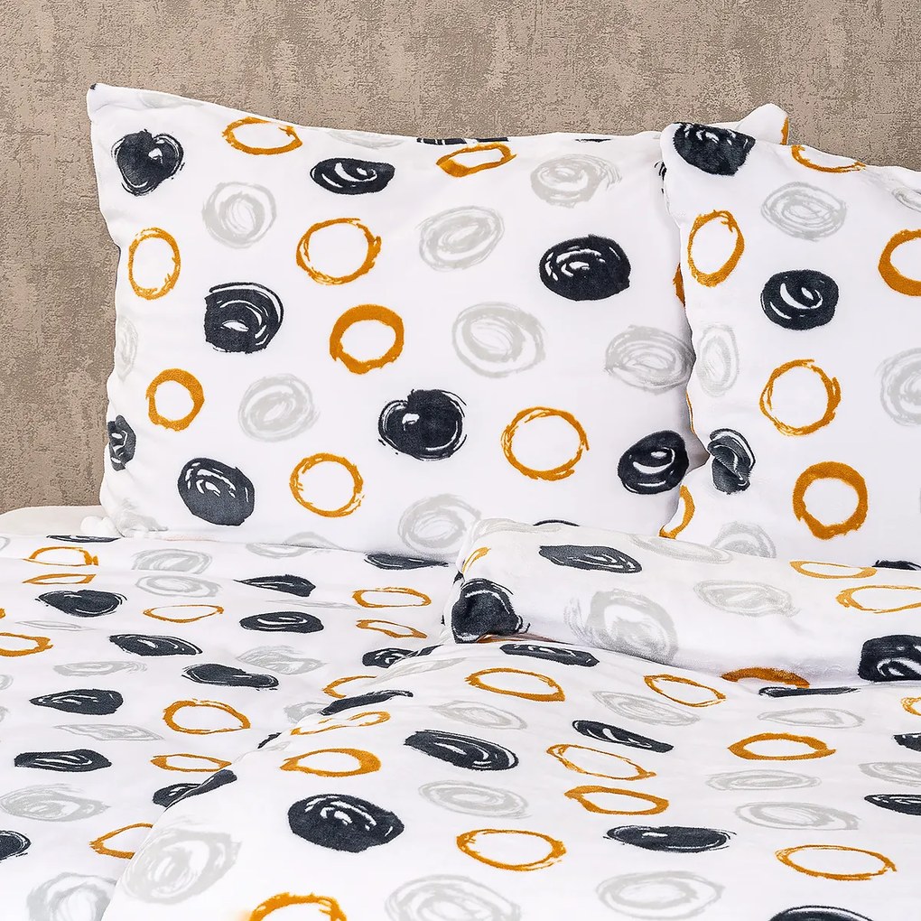 4Home Obliečky Dotty mikroflanel, 140 x 200 cm, 70 x 90 cm