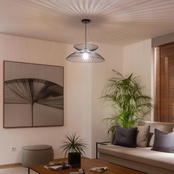 Brilagi - LED luster na lanku CERIA WIRE 1xE27/40W/230V pr. 60 cm čierna