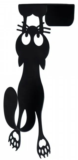 Vešiak na dvere Balvi Cat 27039, čierny