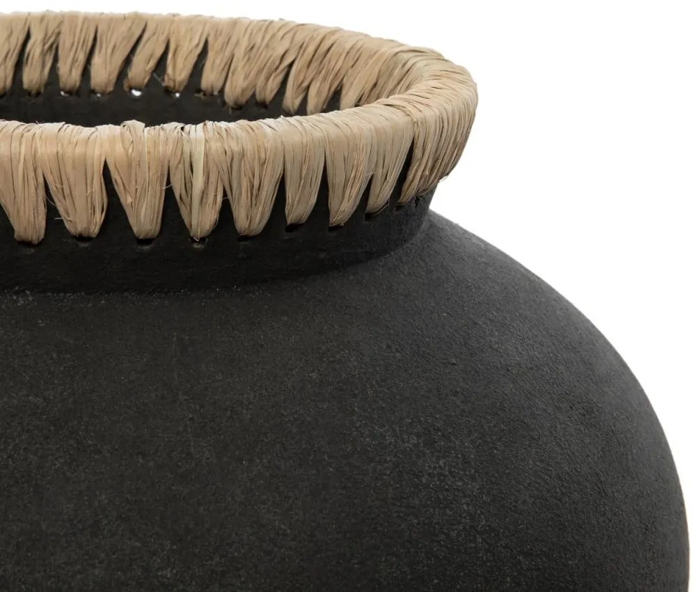 BAZAR BIZAR The Styly Vase - Black Natural - L váza