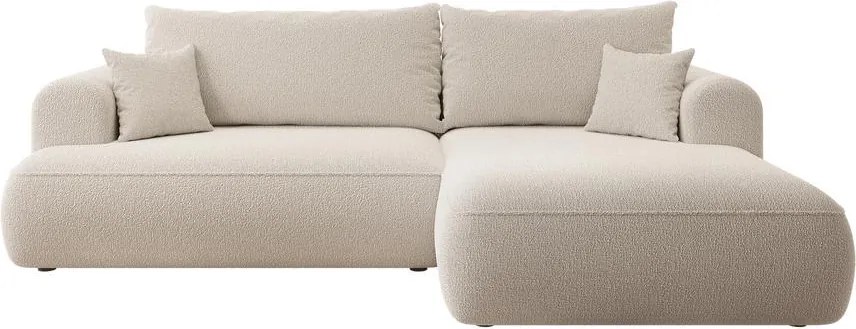 Rohová sedacia súprava Olivo I (p) (béžová čierna)