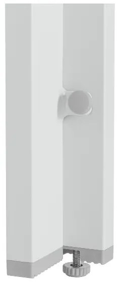 Livarno home Hliníkový záhradný stôl Houston, biely  (100385999)