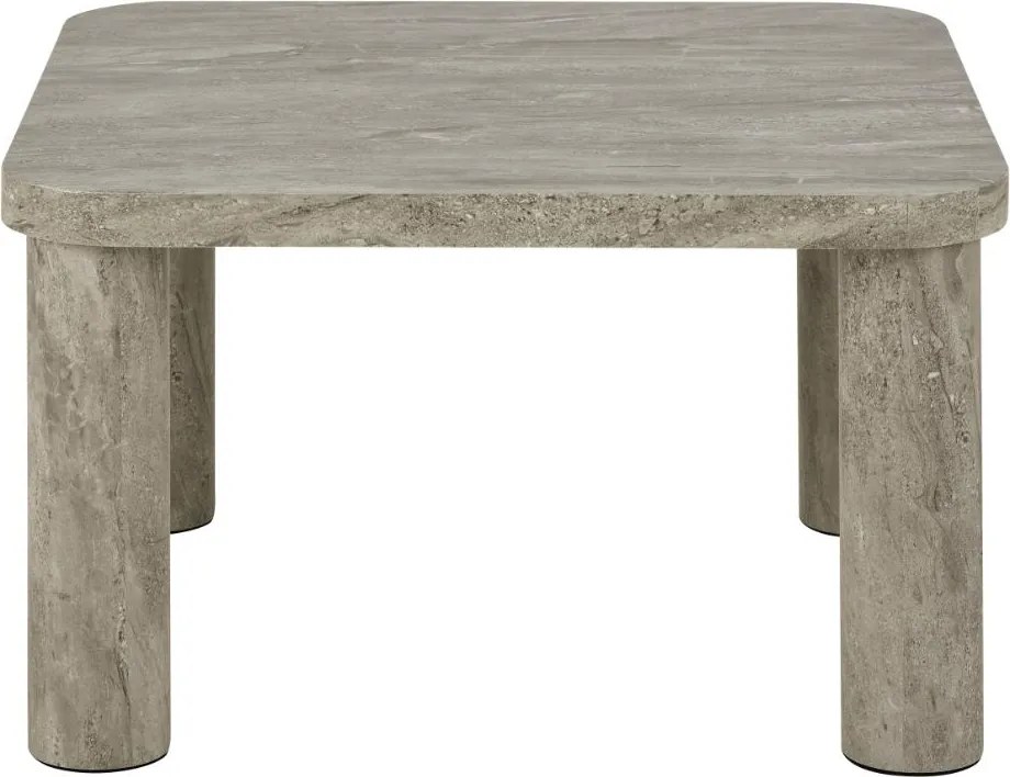 Konferenčný stolík Solano 60 cm mramor sivý