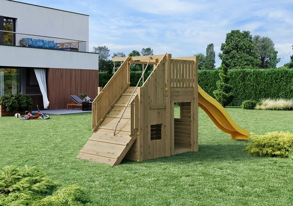Marimex | Detské ihrisko Marimex Play Basic 016 + žltá šmykľavka | 11640674