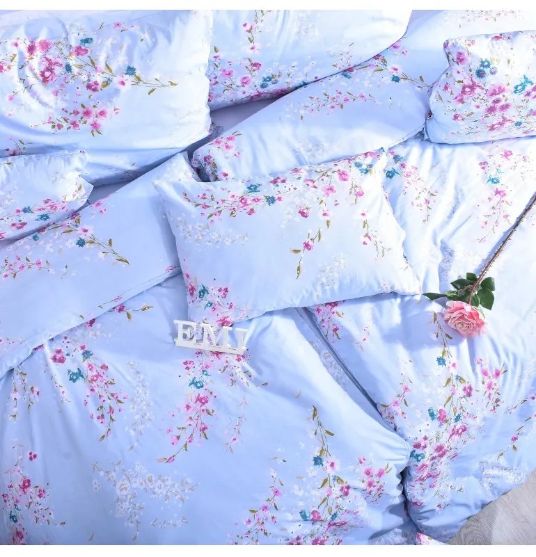 Obliečky bavlnené Stela modré EMI