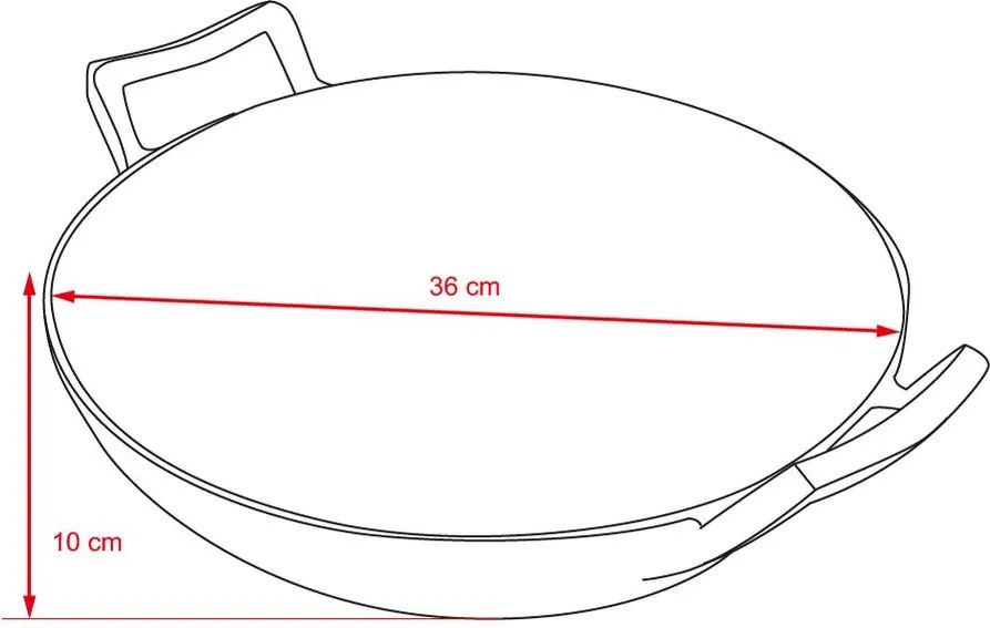 Liatinová WOK panvica Culinaria