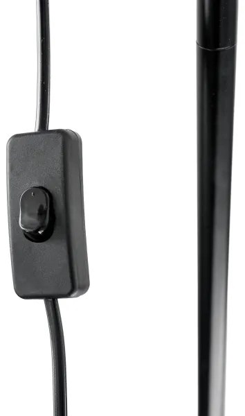 Stojacia lampa 1xE27/40W/230V čierna