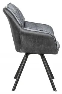 Stolička 39301 Lounger Šedá/Antracit - otočná  - Komfort-nábytok