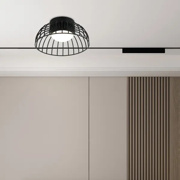 LED stropné svietidlo BETSY LED/12W/230V pr. 25 cm čierne