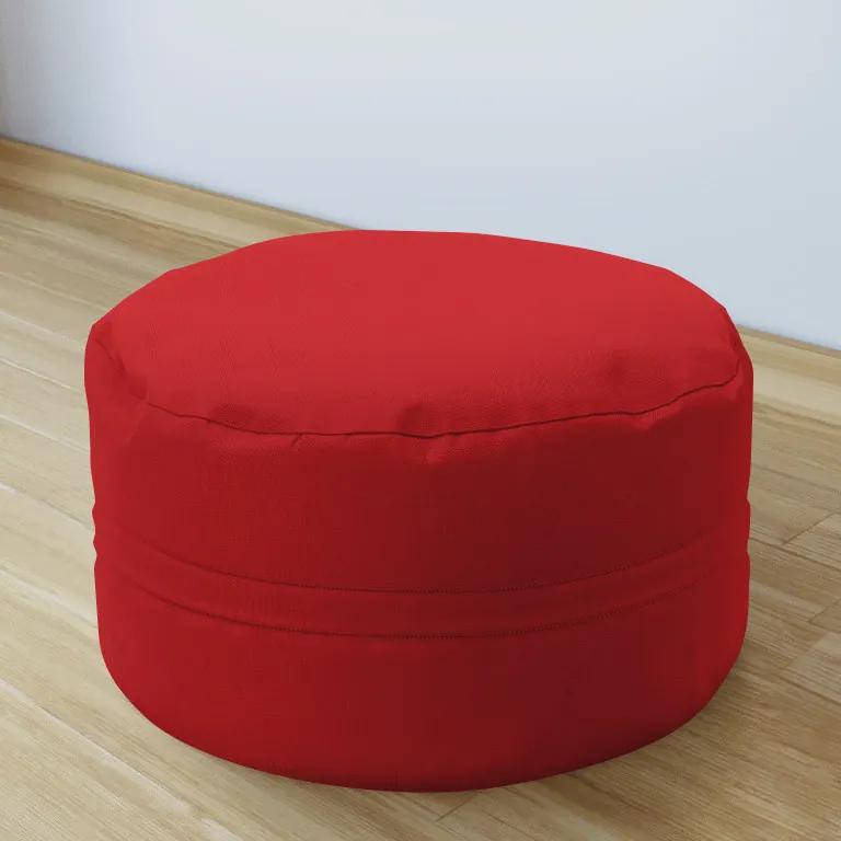 Goldea bavlnený sedacie bobek 50x20 cm - červený 50 x 20 cm