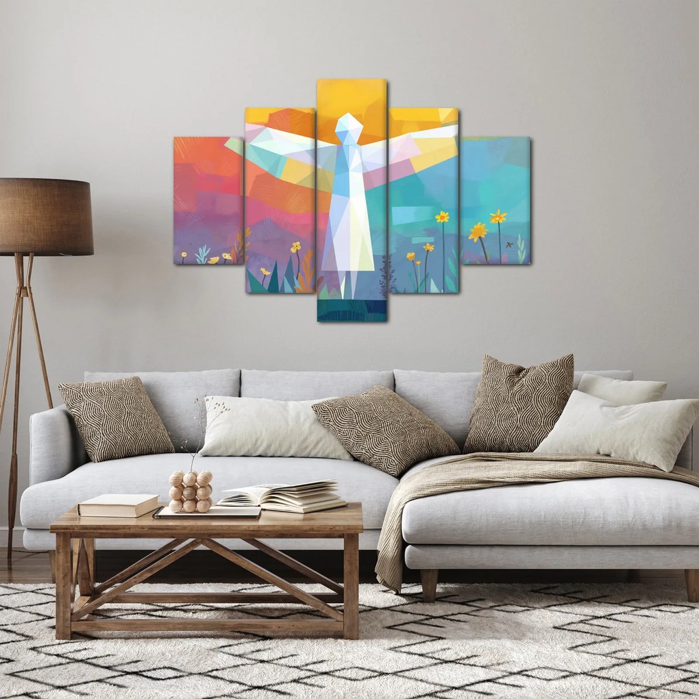 Obraz - Strážca kvetov (150x105 cm)