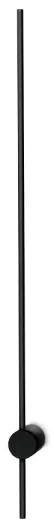 Ideal Lux - LED Nástenné svietidlo ESSENCE LED/19W/230V 4000K 124 cm CRI 90 čierna