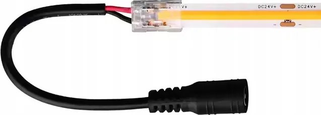 BERGE Konektor pre LED pásik 5mm - zacvakávací kábel