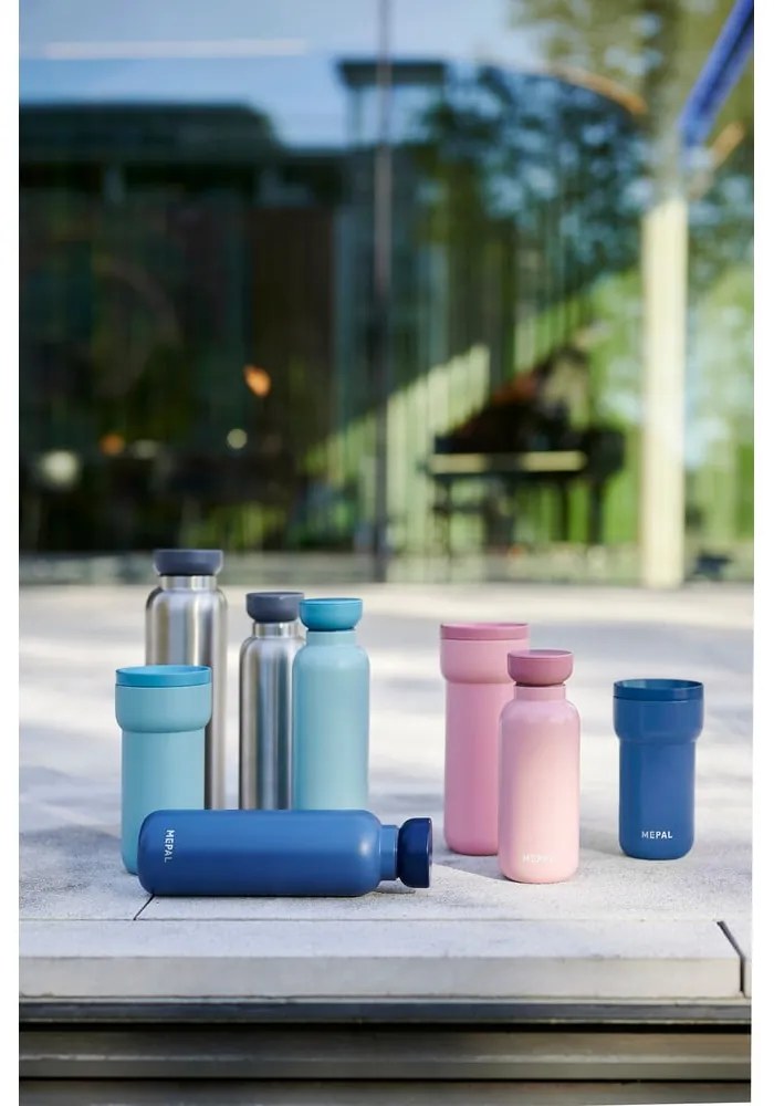 Termohrnček v striebornej farbe 375 ml Natural brushed – Mepal