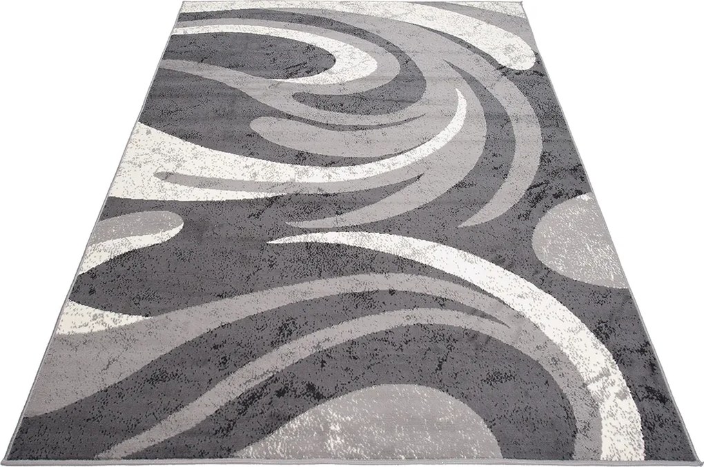 TA Koberec 2641A DARK GRAY CHEAP PP CRM Sivý Obdĺžnikový Rozmer: 80x150 cm