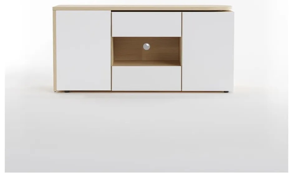 Pracovný stôl s doskou v dubovom dekore 48x159 cm Tango – TemaHome