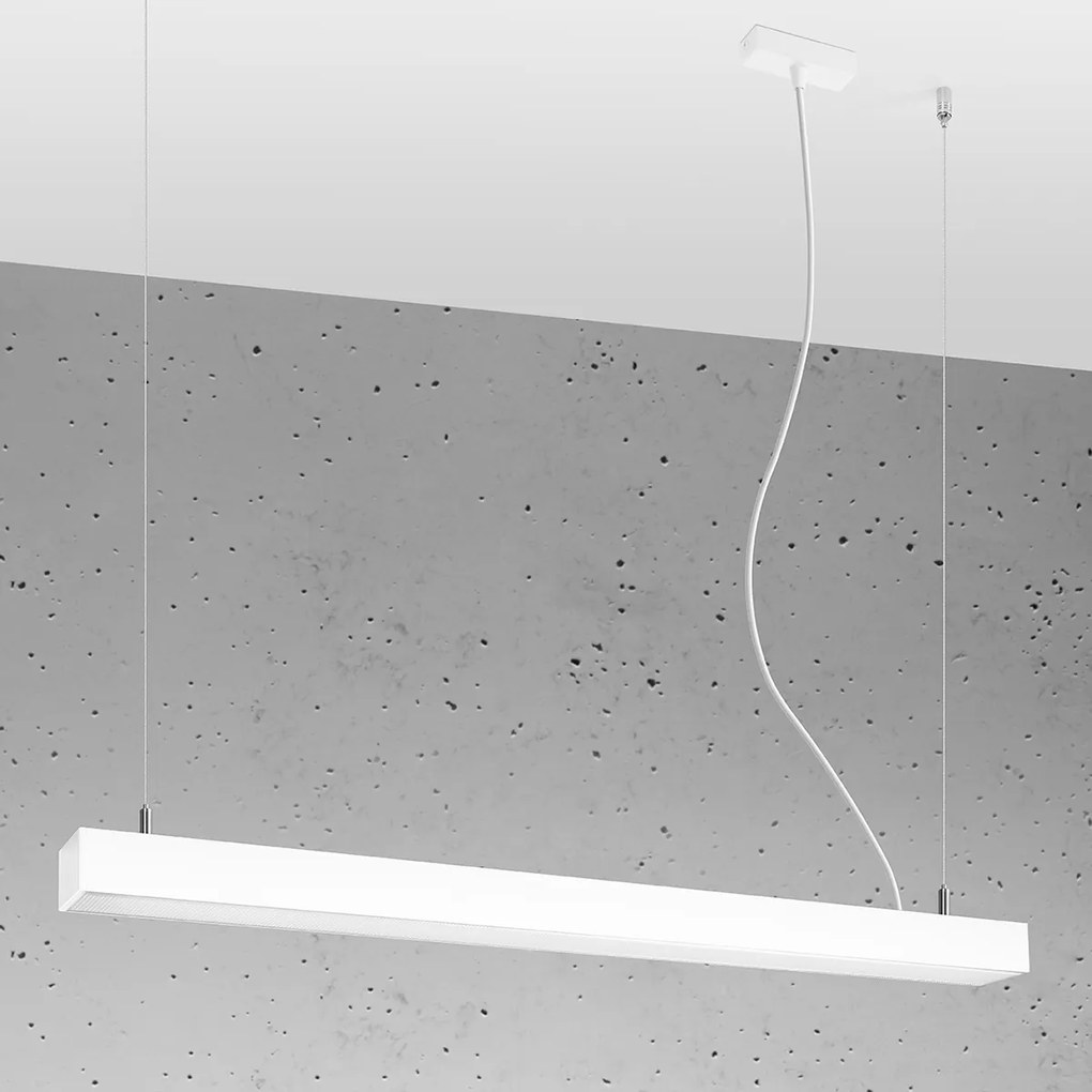 Závesné LED svietidlo Pinne 90, 1x LED 25w, 3000k, w