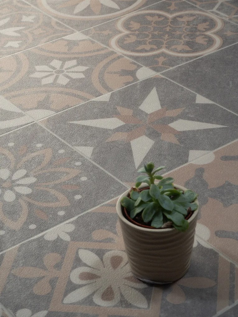 Beaulieu International Group, PVC podlaha - lino Livitex Retro 2792, na mieru, šíře 3m,4m, šedá, filc, chodba / predsieň