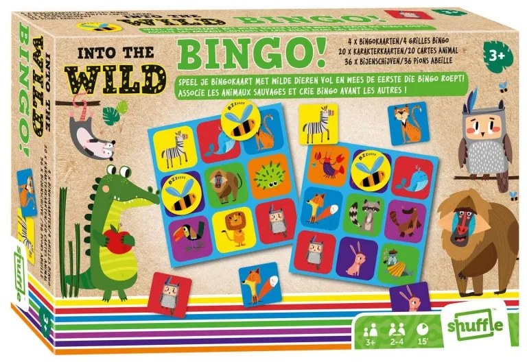 862243 Cartamundi Bingo - Into the Wild 60 dielov