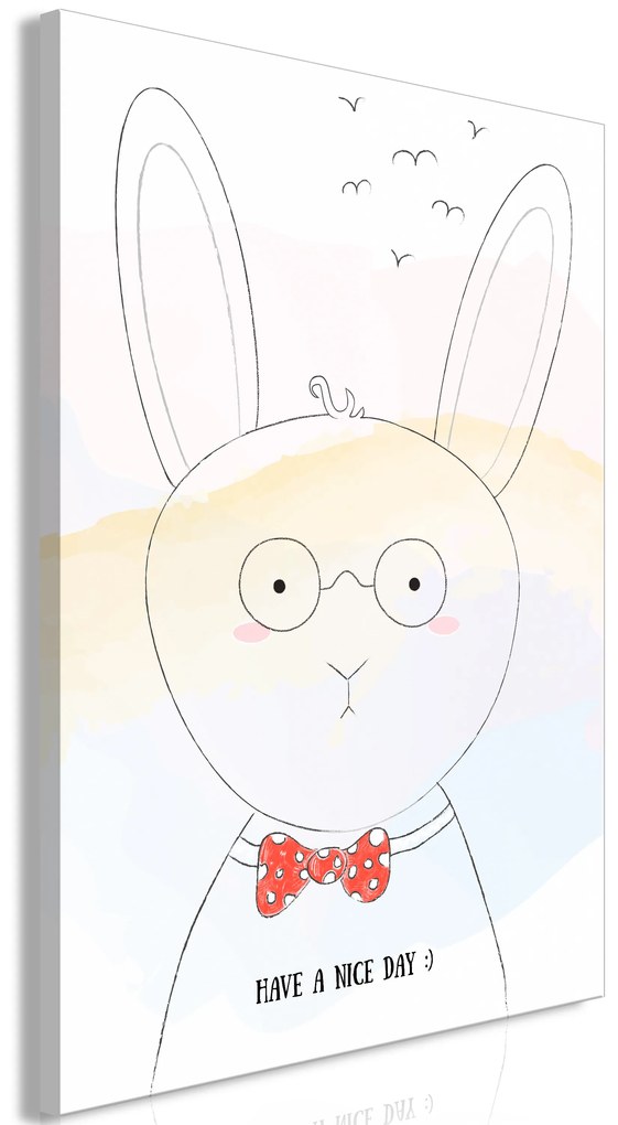 Artgeist Obraz - Greetings from Rabbit (1 Part) Vertical Veľkosť: 40x60, Verzia: Na talianskom plátne