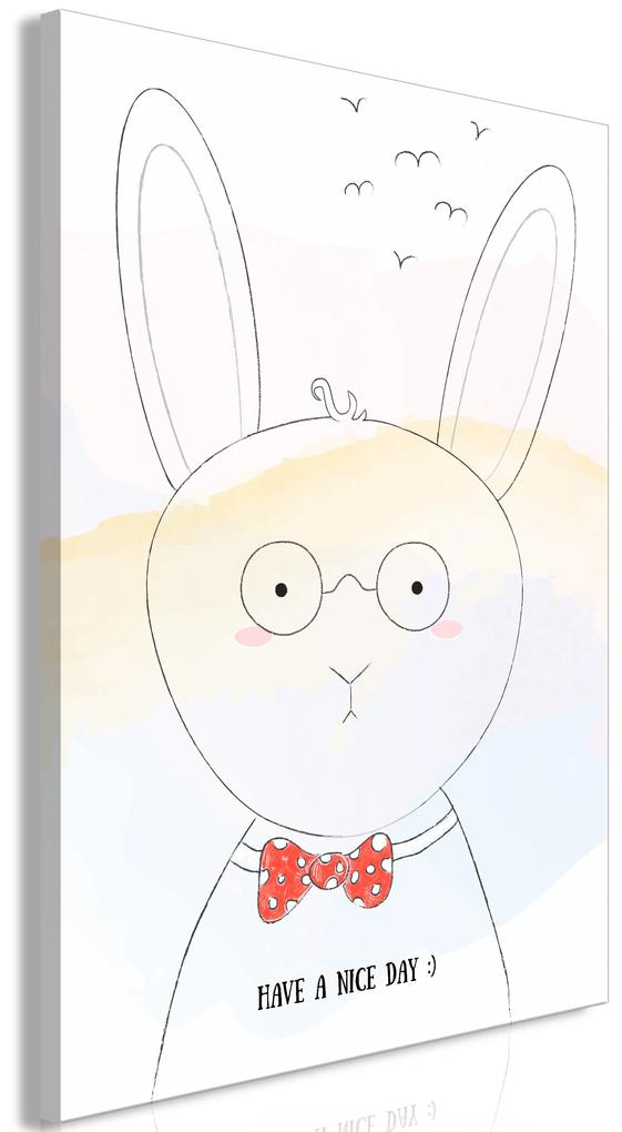 Artgeist Obraz - Greetings from Rabbit (1 Part) Vertical Veľkosť: 60x90, Verzia: Na talianskom plátne