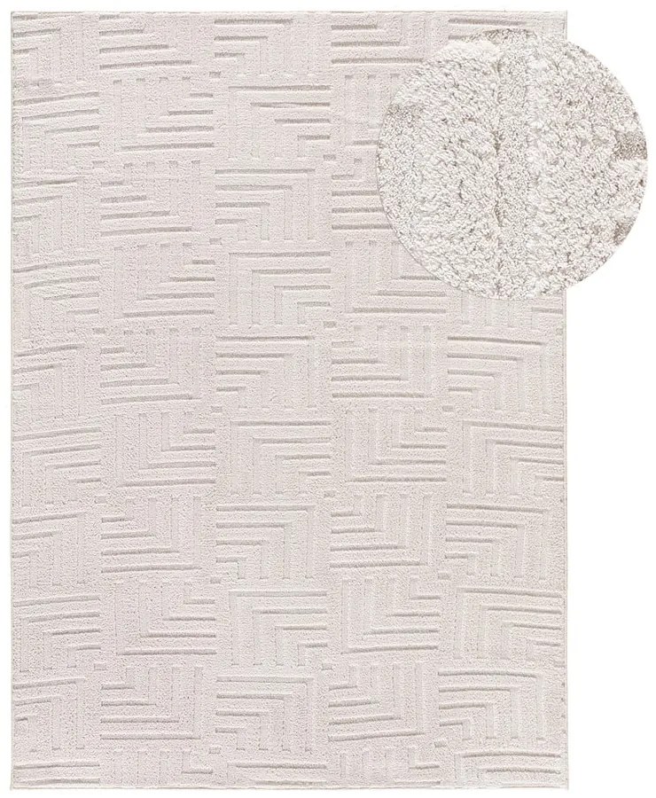 Krémovobiely koberec 120x170 cm Estilo – Universal