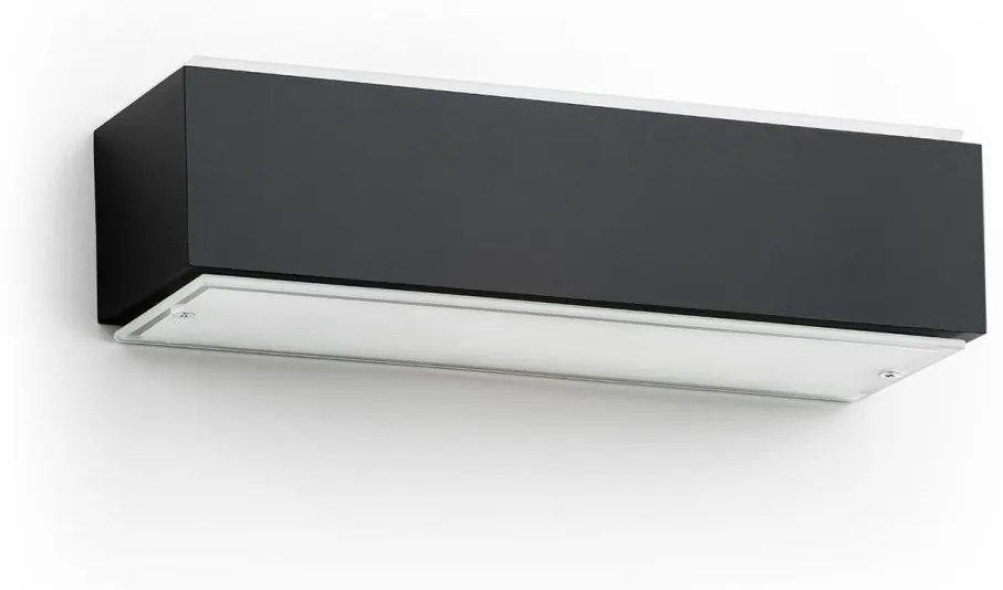 Argon 8366 - Nástenné svietidlo CARLSON 1xE27/15W/230V 30 cm čierna