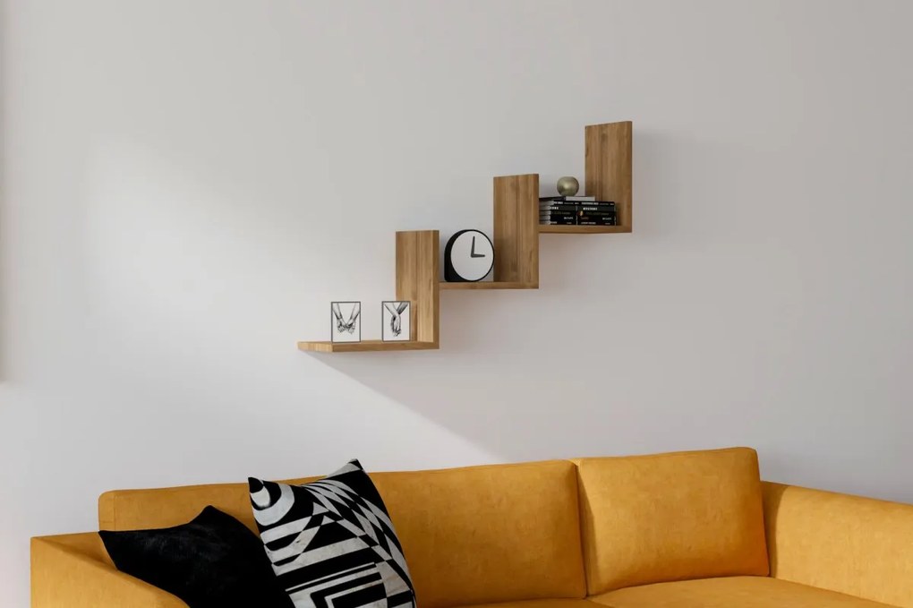 Nástenná polica Mist orech