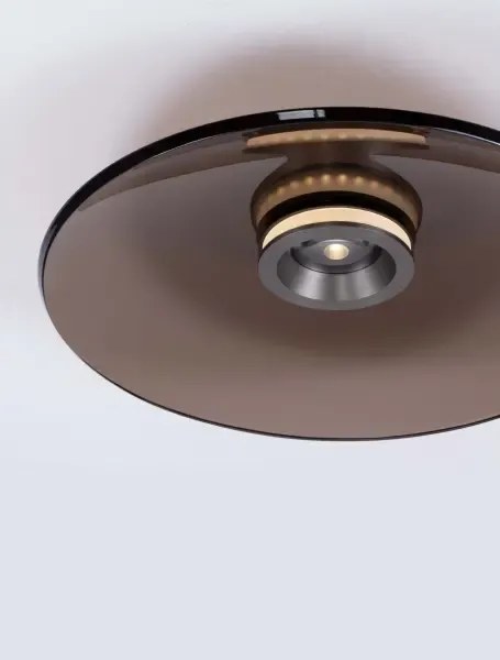 LED stmievateľné nikel moderné stropné svietidlo Esti