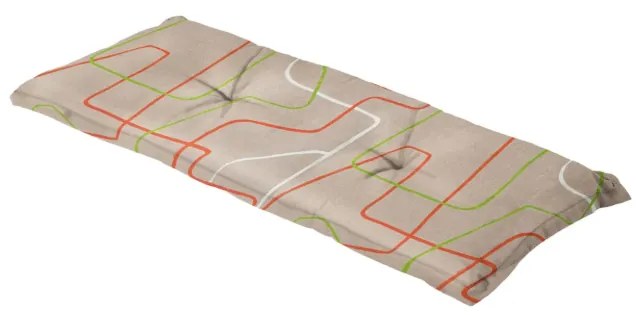 Poduška na lavicu RESTON 150x48 cm - viac variantov Farba: Sivá