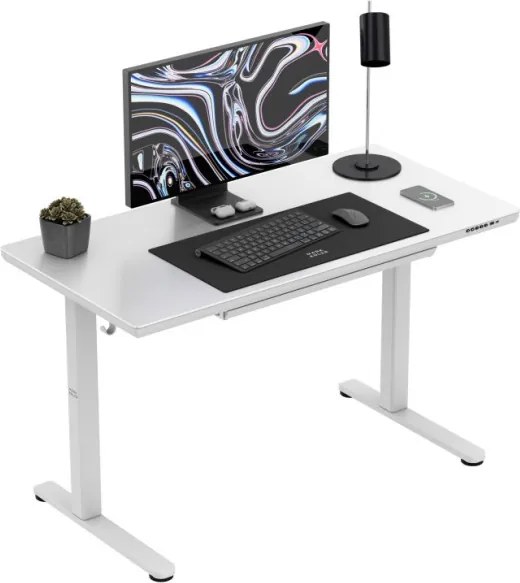 Elektrický výškovo nastaviteľný stôl Mark Adler Leader 8.5 biely