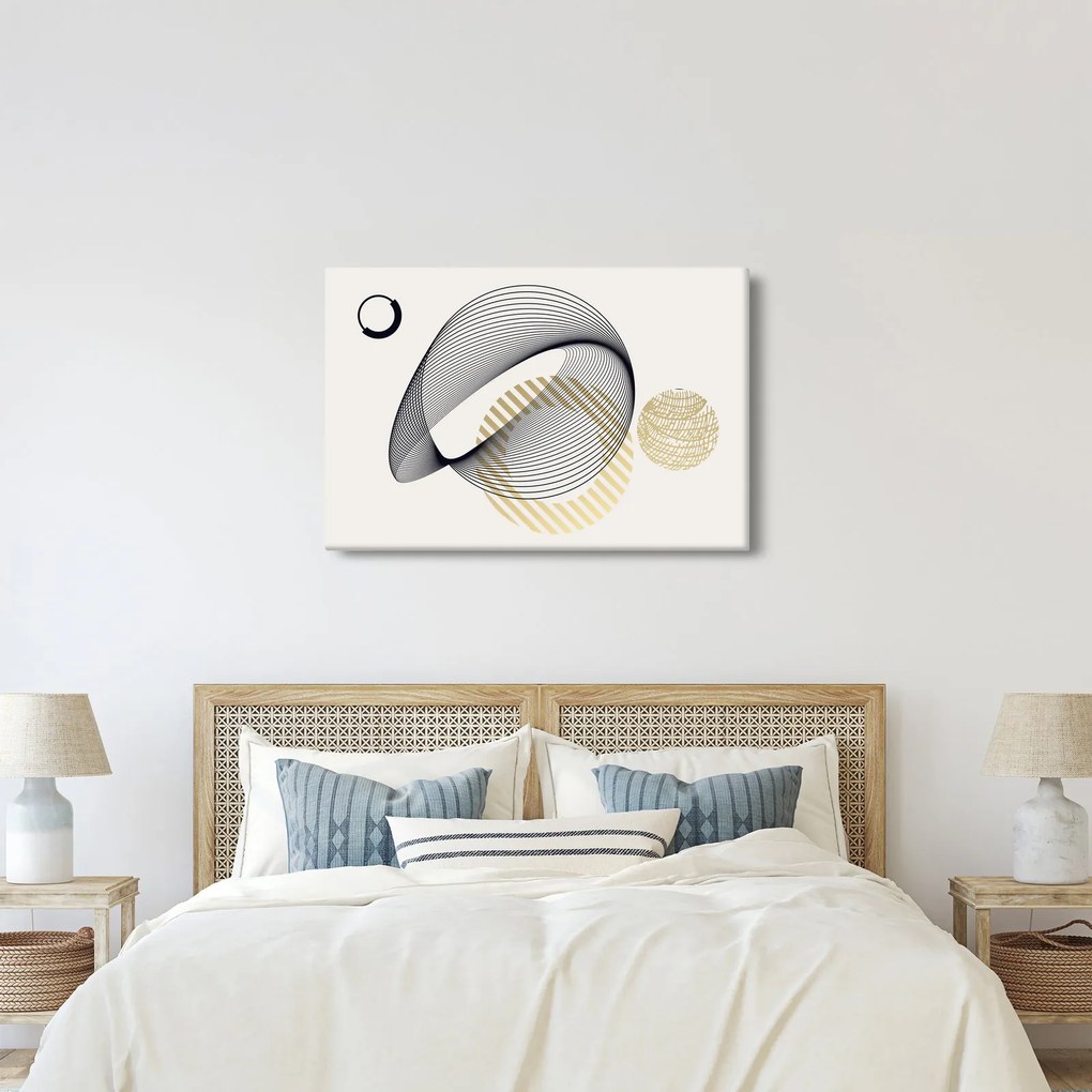 Obraz - Geometrické tvary N⁰3 (90x60 cm)