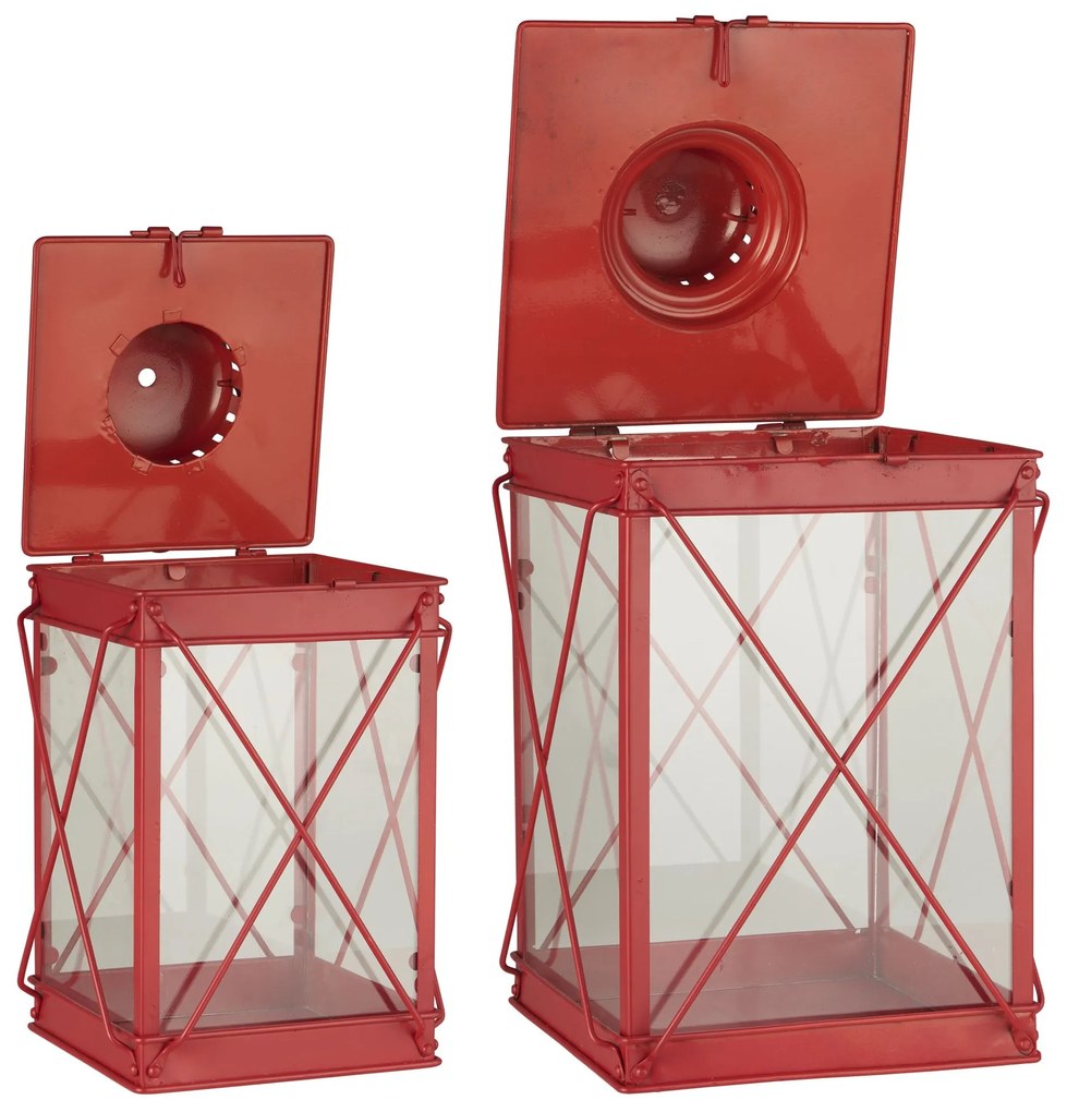 Ib Laursen Lampáš Square Red Väčší