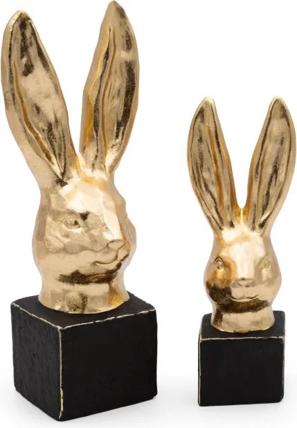 Veľkonočná dekorácia FIG 58 B zlatá / čierna