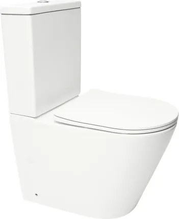 WC kombi kombinovaný SAT Infinitio biela matná mat Vario SATINF031VPSNWM