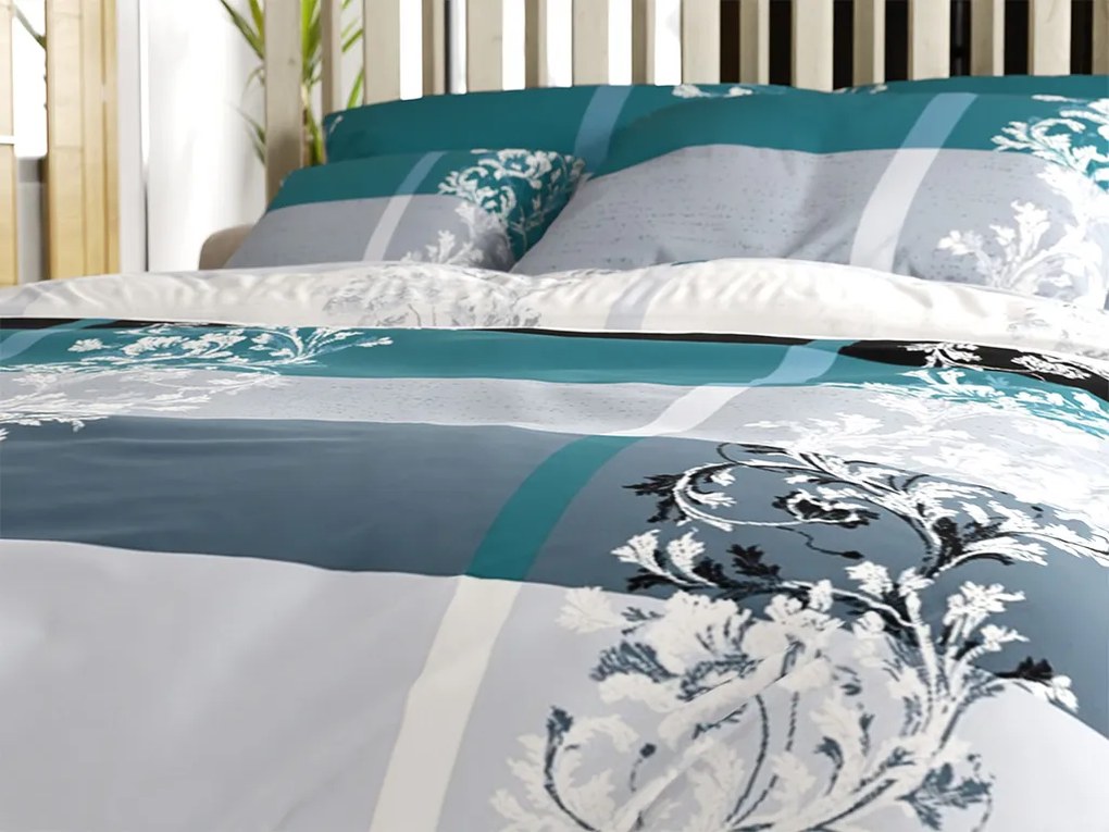 Obliečky z mikrovlákna LUXURY tyrkysové Rozmer obliečky: 70 x 90 cm | 140 x 220 cm