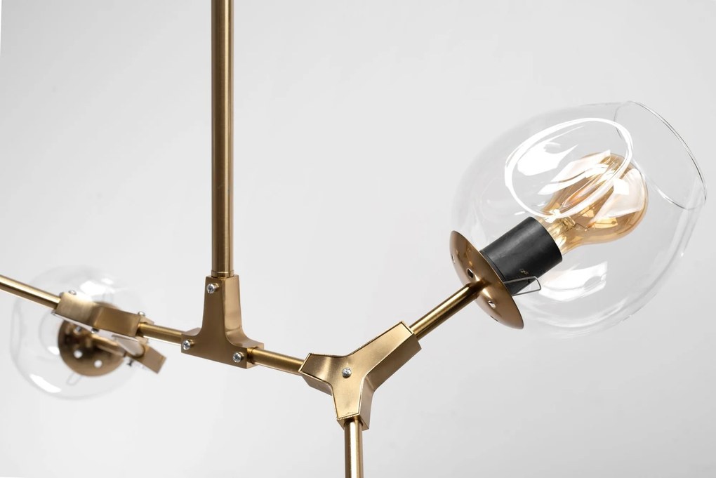Toolight - Závesná lampa 5xE27 APP506-5C, zlatá, OSW-08555