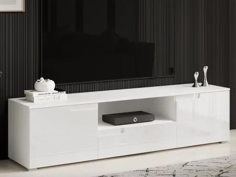 TV skrinka Spice, biela lesk%