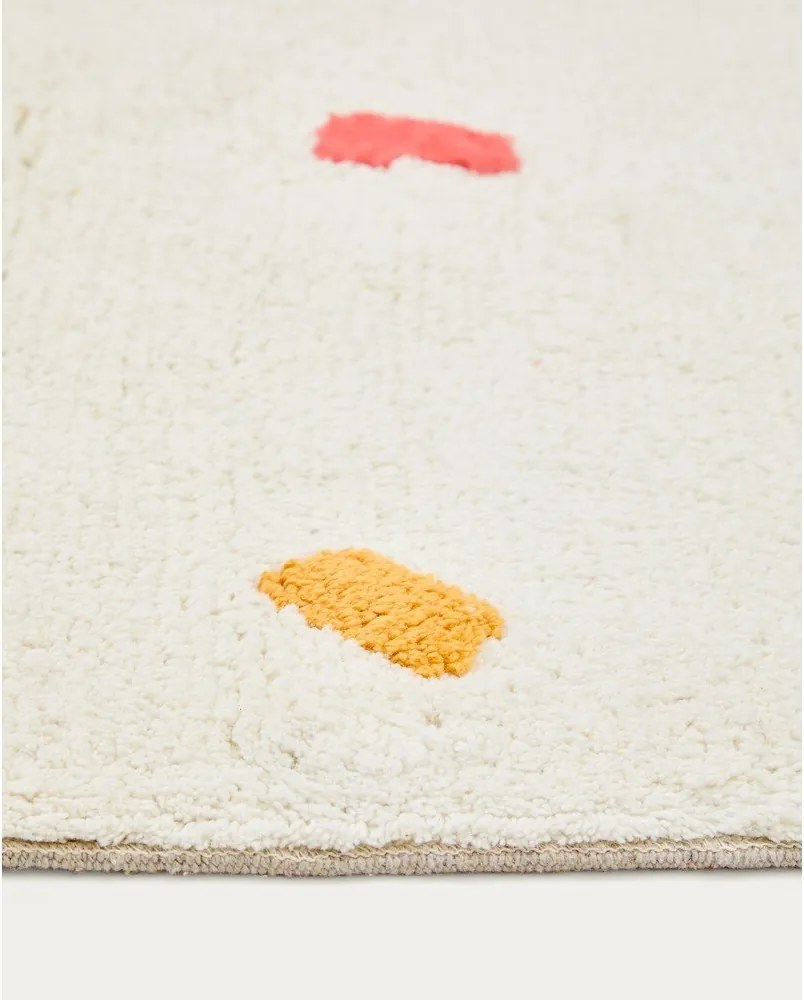 Krémový bavlnený detský koberec 90x150 cm Epifania – Kave Home