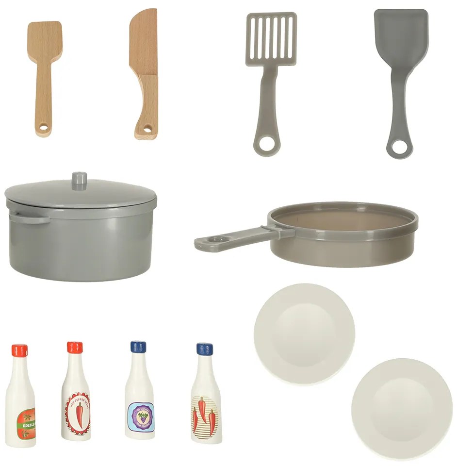 KIK Mätová drevená kuchynka z MDF pre deti