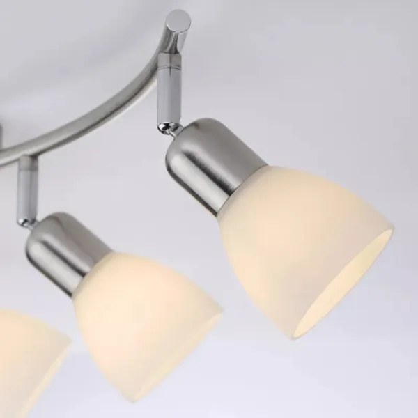 JUST LIGHT. 11953-55 - Bodové svietidlo KARO 3xE14/40W/230V matný chróm