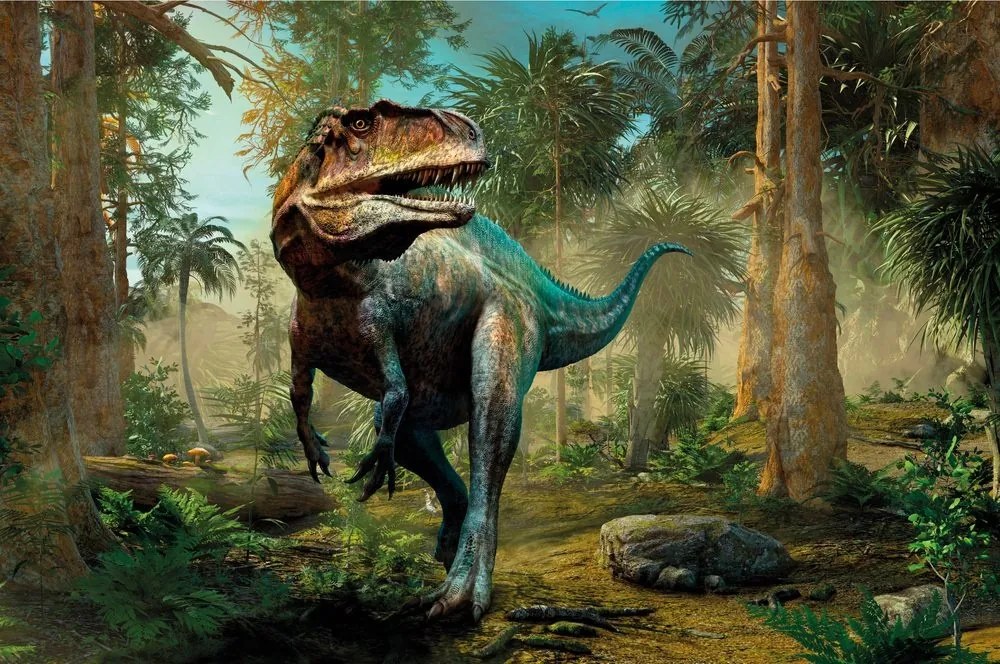 Samolepiaca tapeta územie dinosaurov - 150x100